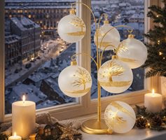 gennemsigtige julekugler moderne design